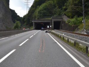 Motorradfahrer gestürzt